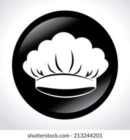 Restaurant design over gray background, vector illustration