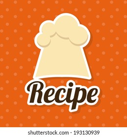 Restaurant design over orange background, vector illustration Restaurant design over orange background, vector illustration