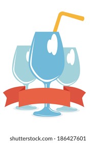 Restaurant design over white background, vector  illustration
