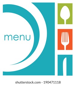 Restaurant design over white background, vector illustration