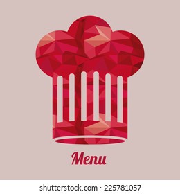 Restaurant design over white background, vector illustration 