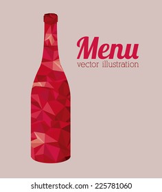 Restaurant design over white background, vector illustration 