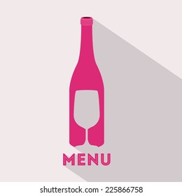 Restaurant design over white background, vector illustration