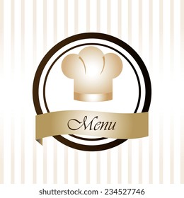 Restaurant design over white background, vector illustration