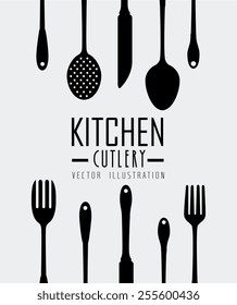 Restaurant design over white background, vector illustration.