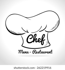 Restaurant design over white background, vector illustration.