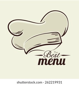 Restaurant design over white background, vector illustration.