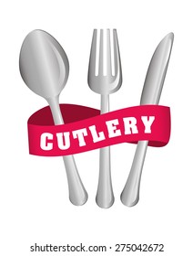 Restaurant design over white background, vector illustration.