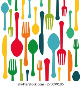 Design de restaurante sobre fundo branco, ilustração vetorial.