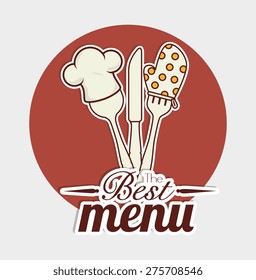 Restaurant design over white background ,vector illustration.