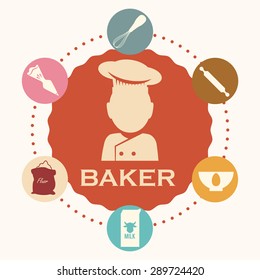 Restaurant design over white background, vector illustration.