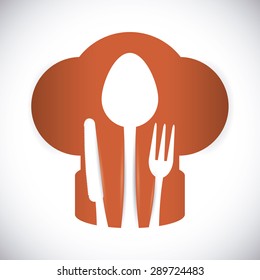 Restaurant design over white background, vector illustration.