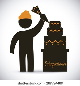 Restaurant design over white background, vector illustration.