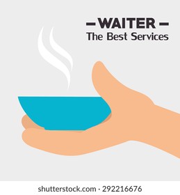 Restaurant digital design, vector illustration eps 10.