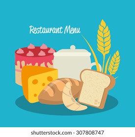 Restaurant digital design, vector illustration eps 10.