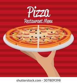 Restaurant digital design, vector illustration eps 10.
