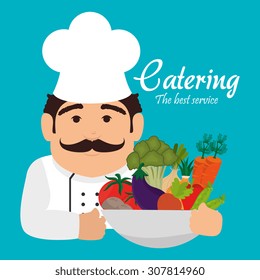 Restaurant digital design, vector illustration eps 10.