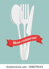 Restaurant digital design, vector illustration eps 10.