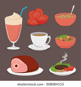 Restaurant digital design, vector illustration eps 10.