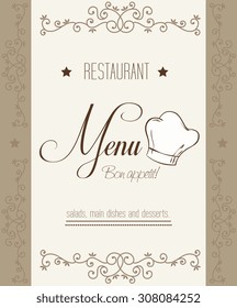 Restaurant digital design, vector illustration eps 10.