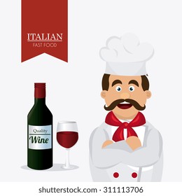 Restaurant digital design, vector illustration eps 10.