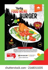 Restaurant Discount Food Burger Flyer Design, Todays Menu Snake Chinese Meal Ad Template, Delicious Fast Food Pizza Poster