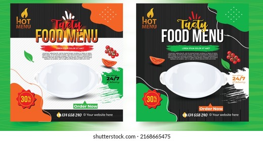 Restaurant discount food Burger Flyer Design, Todays Menu snake Chinese meal ad Template, Delicious Fast Food Pizza Poster, social media post template Banner