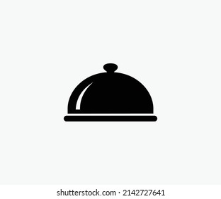 Restaurant Dish Dome  Logo Template Illustration Design. Food Dish Icon Vector.