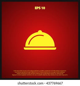 restaurant dish icon