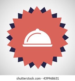 restaurant dish icon