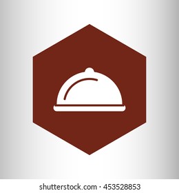 restaurant dish icon