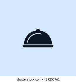 restaurant dish icon. restaurant dish vector illustration 