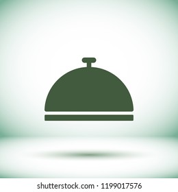 Restaurant dish Vector icon