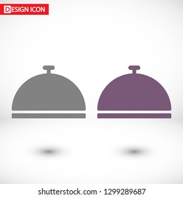 Restaurant dish Vector icon