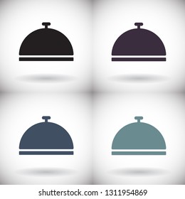 Restaurant dish Vector icon