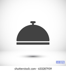 Restaurant dish Vector icon