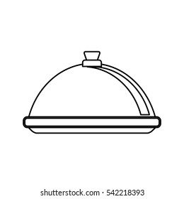 Restaurant dishware utensil icon vector illustration graphic design