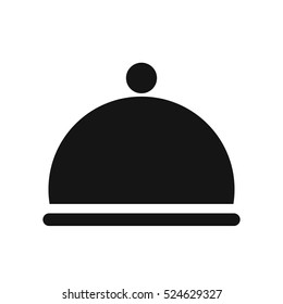 restaurant dome cloche icon vector illustration graphic design