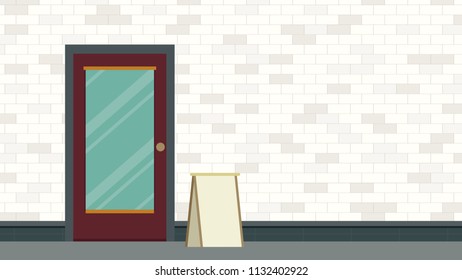 restaurant door vector. wallpaper. background. door vector. label.