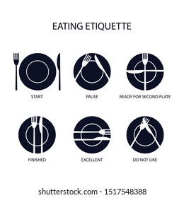 Restaurant Eating Etiquette Plates And Silverware
