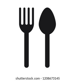 a restaurant facility vector icon design, glyph style, common public style