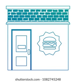restaurant fast food building front facade