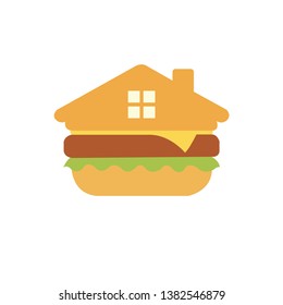 Restaurant, Fast Food, Burger Joint, Logo Vector