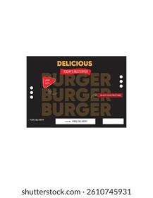 Restaurant fast food menu post design 