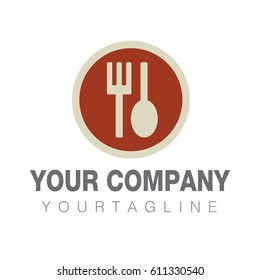 restaurant, F&B element logo template design