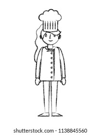 restaurant female chef avatar character