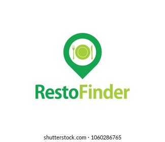 Restaurant Finder Logo Template