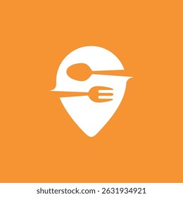 Restaurant Finder Spoon Fork Restaurant vector logo illustration