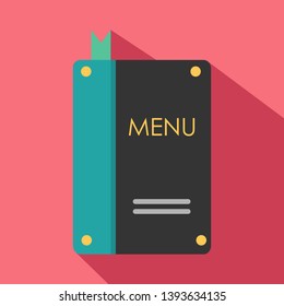 Restaurant Flat Design Menu Icon 