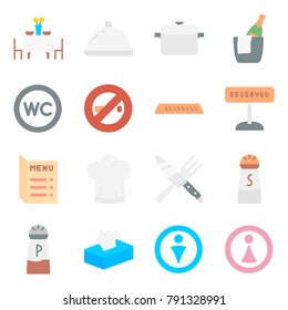 Restaurant flat icon